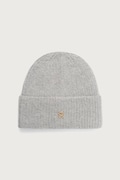Tommy Hilfiger beanie kapa ženska s vunom siva AW0AW19104