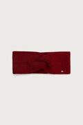 Tommy Hilfiger traka za glavu za žene s dodatkom vune bordo AW0AW19103