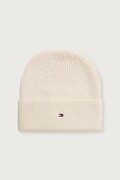 Tommy Hilfiger kapa za žene s dodatkom vune bež AW0AW19102