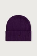 Tommy Hilfiger kapa za žene s dodatkom vune ljubičasta AW0AW19102