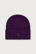 Tommy Hilfiger kapa za žene s dodatkom vune ljubičasta AW0AW19102
