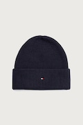 Tommy Hilfiger kapa ženska z dodatkom volne mornarsko modra AW0AW19102