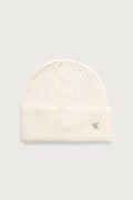 Calvin Klein czapka damska z wełną beżowa LV04F8118G