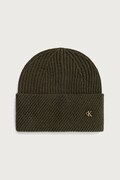 Calvin Klein kapa za žene s vunom zelena LV04F8118G