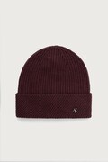 Calvin Klein czapka damska z wełną bordowa LV04F8118G