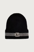 Calvin Klein čiapka dámska s prímesou vlny čierna LV04F8100G
