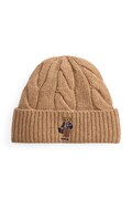 Polo Ralph Lauren pletená čepice dámská hnědá 455P18118