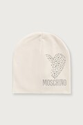 Moschino czapka damska wełniana beżowa M3474 65474