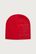 Moschino czapka damska wełniana czerwona M3474 65474