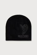 Moschino czapka damska wełniana czarna M3474 65474