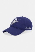 Tommy Hilfiger čiapka so šiltom dámska tmavomodrá AW0AW18671