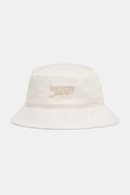 Tommy Jeans kapelusz bucket damski bawełniany beżowy AW0AW18870