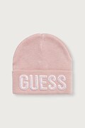 Guess czapka beanie dziecięca z wiskozą różowa A0BZ01 Z2QQ0