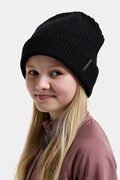 Didriksons czapka beanie dziecięca BUZ KIDS BEANIE czarna 506350