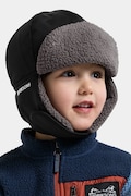 Didriksons czapka uszatka dziecięca BIGGLES CAP 7 czarna 506340