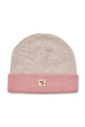 Wheat czapka beanie dziecięca z wełny merino beżowa 7611-567