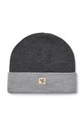 Wheat czapka beanie dziecięca z wełny merino szara 7611-567