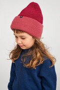 Reima czapka beanie dziecięca z wełną Vihje czerwona 5300370A