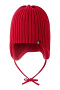 Reima czapka beanie dziecięca z wełny merino Myssytys czerwona 5300324A