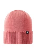 Reima czapka beanie dziecięca z wełną merino Kalotti różowa 5300232B