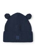 Liewood kapa otroška bombažna Gina Beanie mornarsko modra LW20105