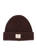 Konges Sløjd czapka beanie dziecięca bawełniana BASIL BEANIE brązowa KS105696