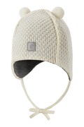 Reima czapka beanie dziecięca z wełny merino Sumu biała 5300379A
