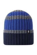 Reima czapka beanie dziecięca z wełną merino Vilpas granatowa 5300282C
