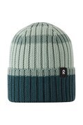 Reima czapka beanie dziecięca z wełną merino Vilpas zielona 5300282C