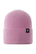 Reima czapka beanie dziecięca z wełny merino Reissari różowa 5300022B