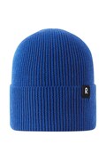 Reima czapka beanie dziecięca z wełny merino Reissari niebieska 5300022B