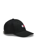 Tommy Hilfiger czapka z daszkiem dziecięca bawełniana czarna KA0KA00033