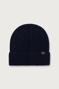 Woolrich CFWOAC0331MBUF0659 czapka z wełną męska fioletowa Knitted Ribbed