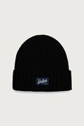MC2 Saint Barth čiapka beanie pánska s vlnou čierna SHLL002