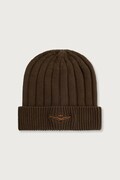Aeronautica Militare czapka beanie męska bawełniana zielona CU0098UL00485