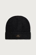 Aeronautica Militare czapka beanie męska z dodatkiem wełny szara CU0096UL00491