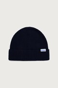 HUGO Blue czapka beanie męska z wełną Xiav_1 niebieska 50572027