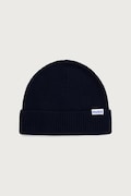 HUGO Blue czapka beanie męska z wełną Xiav_1 niebieska 50572027