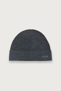 BOSS Green čiapka pánska s prímesou vlny Aflix_Beanie sivá 50572052