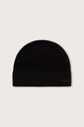 BOSS Green čiapka pánska s prímesou vlny Aflix_Beanie čierna 50572052