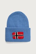 Napapijri czapka beanie męska z wełną Evei niebieska NP0A8AM2B9E1