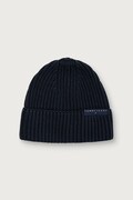 Tommy Jeans čiapka beanie pánska bavlnená tmavomodrá AM0AM14865