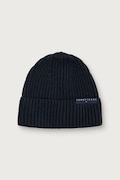 Tommy Jeans čiapka beanie pánska bavlnená tmavomodrá AM0AM14865