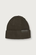 Tommy Jeans čiapka beanie pánska bavlnená zelená AM0AM14865