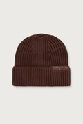 Tommy Jeans шапка beanie мъжка от памук кафява AM0AM14865
