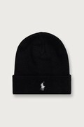 Polo Ralph Lauren σκούφος ανδρικός βαμβακερός μαύρος 710B28862