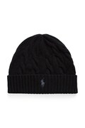 Polo Ralph Lauren czapka męska wełniana czarna 710B23668