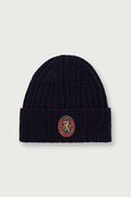 Tommy Hilfiger beanie kapa moška z volno mornarsko modra AM0AM14885