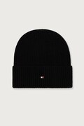 Tommy Hilfiger czapka męska kaszmirowa czarna AM0AM14535