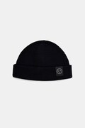 Armani Exchange beanie kapa za muškarce s dodatkom vune mornarsko plava XM003124 AF10348